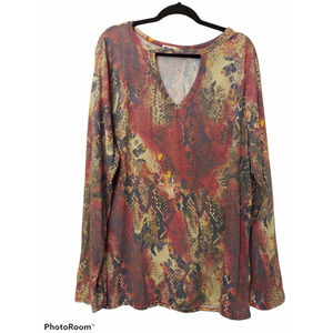 GeeGee Long Sleeve Blouse 3X